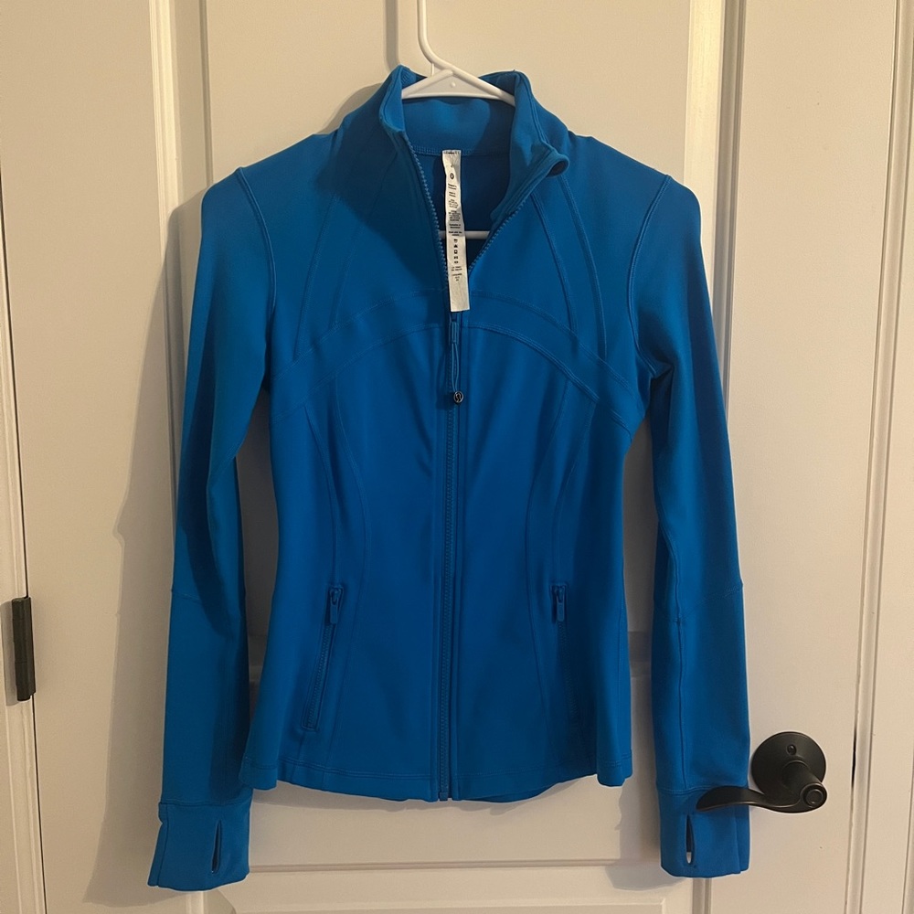 Lululemon define jacket in poolside blue